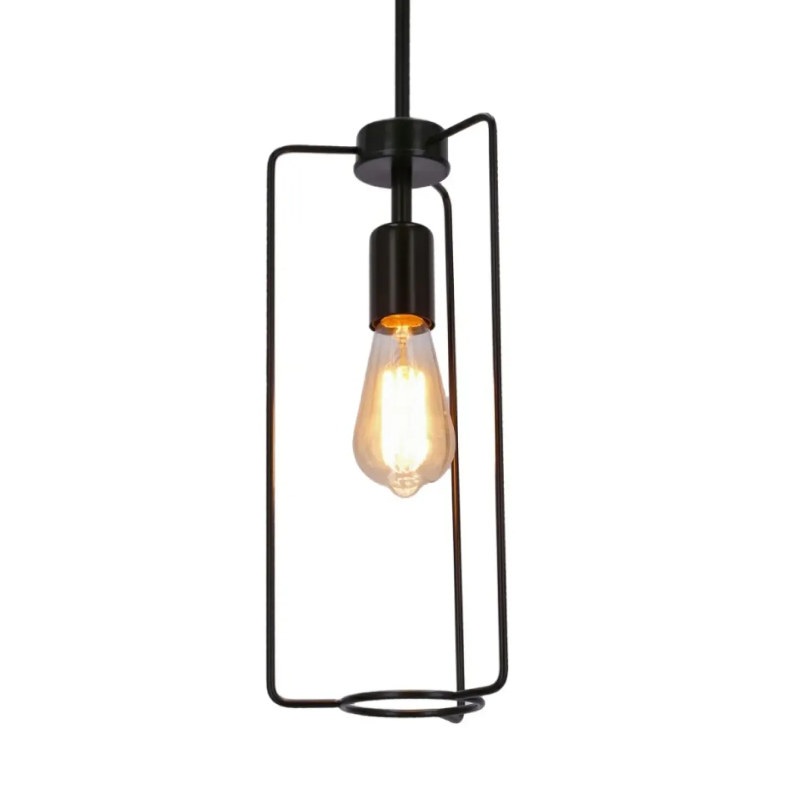 Sklep Kaja Minimalistyczna, czarna lampa wisząca do jadalni 31-10209 z serii CORD czarny Cheap