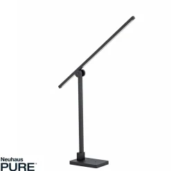 Sklep Kaja Minimalistyczna czarna lampka biurkowa LED 4407-18 z serii PURE-GRAFO* Lampki Biurkowe|Lampy Led
