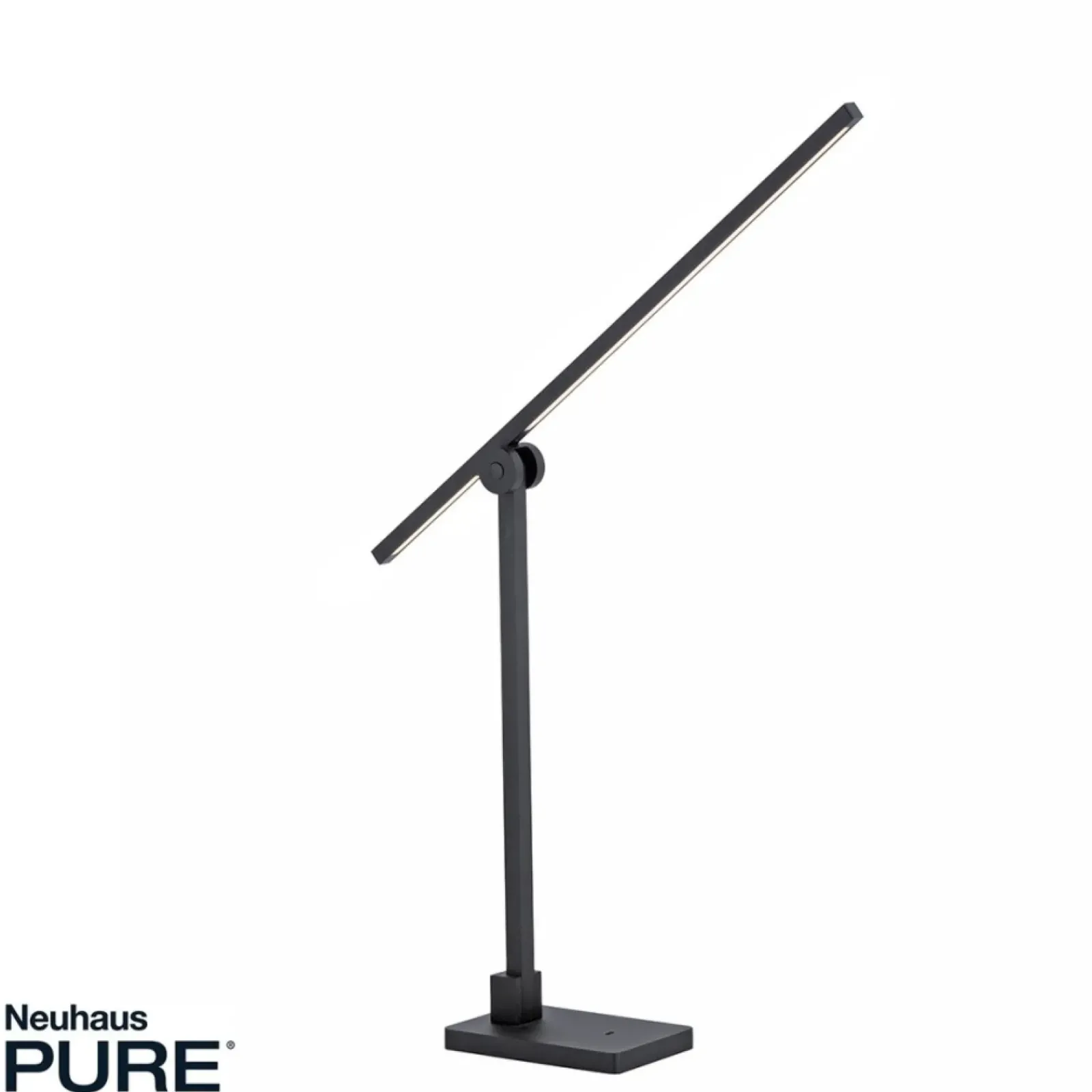 Sklep Kaja Minimalistyczna czarna lampka biurkowa LED 4407-18 z serii PURE-GRAFO* Lampki Biurkowe|Lampy Led