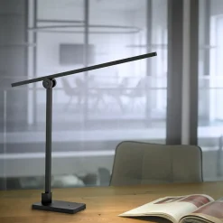 Sklep Kaja Minimalistyczna czarna lampka biurkowa LED 4407-18 z serii PURE-GRAFO* Lampki Biurkowe|Lampy Led