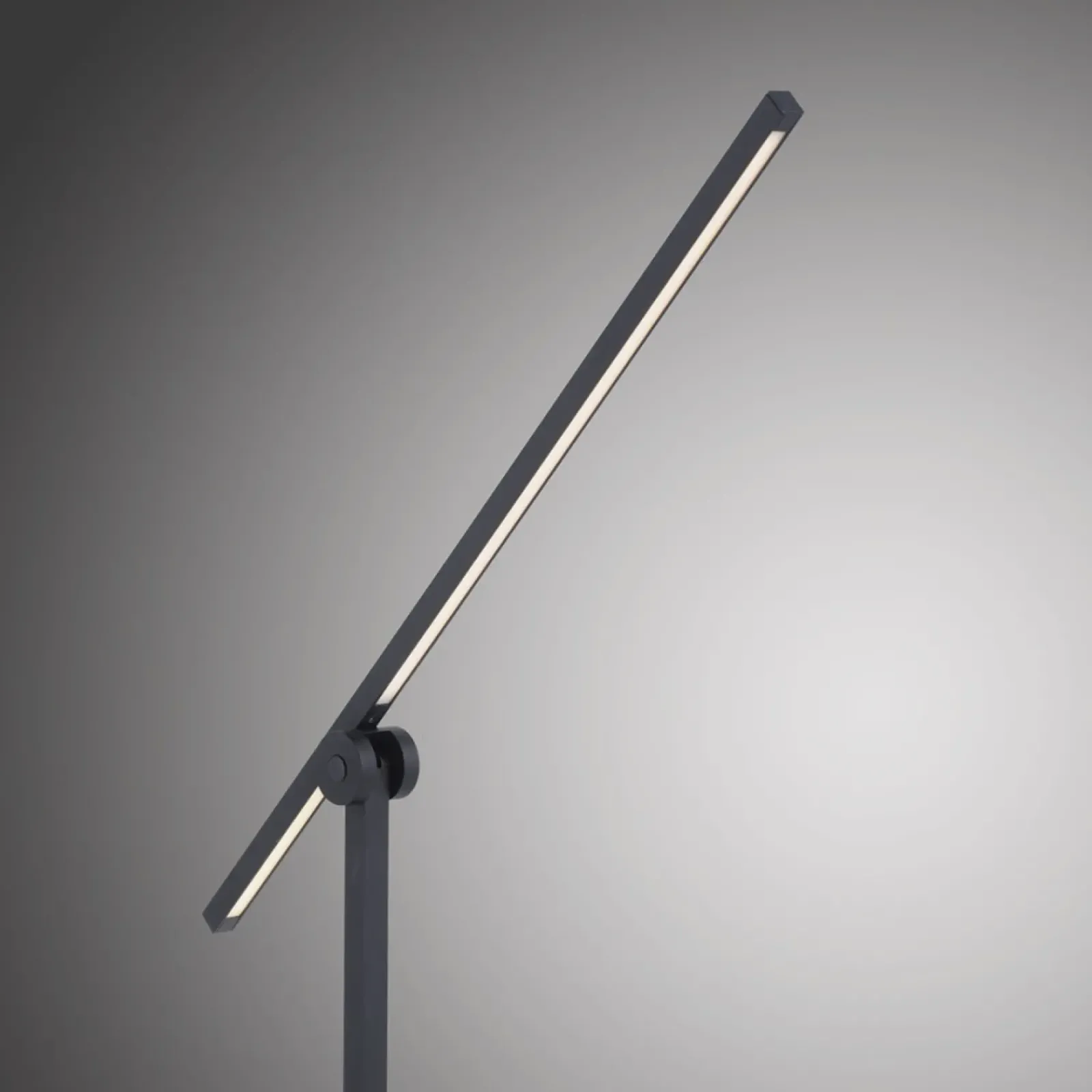 Sklep Kaja Minimalistyczna czarna lampka biurkowa LED 4407-18 z serii PURE-GRAFO* Lampki Biurkowe|Lampy Led