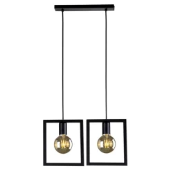 Sklep Kaja Minimalistyczna, czarna lampa wisząca K-4032 LAVAYA | Kaja Oświetlenie czarny New