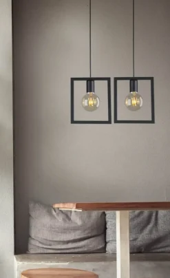 Sklep Kaja Minimalistyczna, czarna lampa wisząca K-4032 LAVAYA | Kaja Oświetlenie czarny New