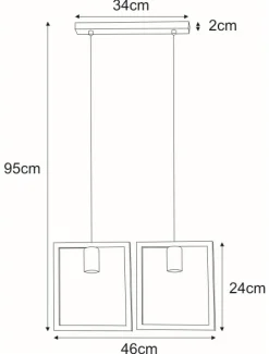 Sklep Kaja Minimalistyczna, czarna lampa wisząca K-4032 LAVAYA | Kaja Oświetlenie czarny New
