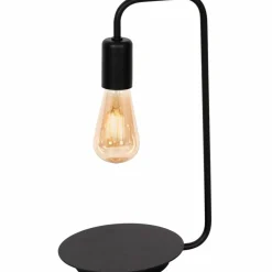 Sklep Kaja Minimalistyczna, czarna lampka stołowa LX 840 BRENDA | Kaja* Nowoczesne Lampki Stołowe
