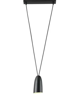 Sklep Kaja Minimalistyczna, czarna lampa wisząca MX P0400 SISTEMA | Kaja Discount
