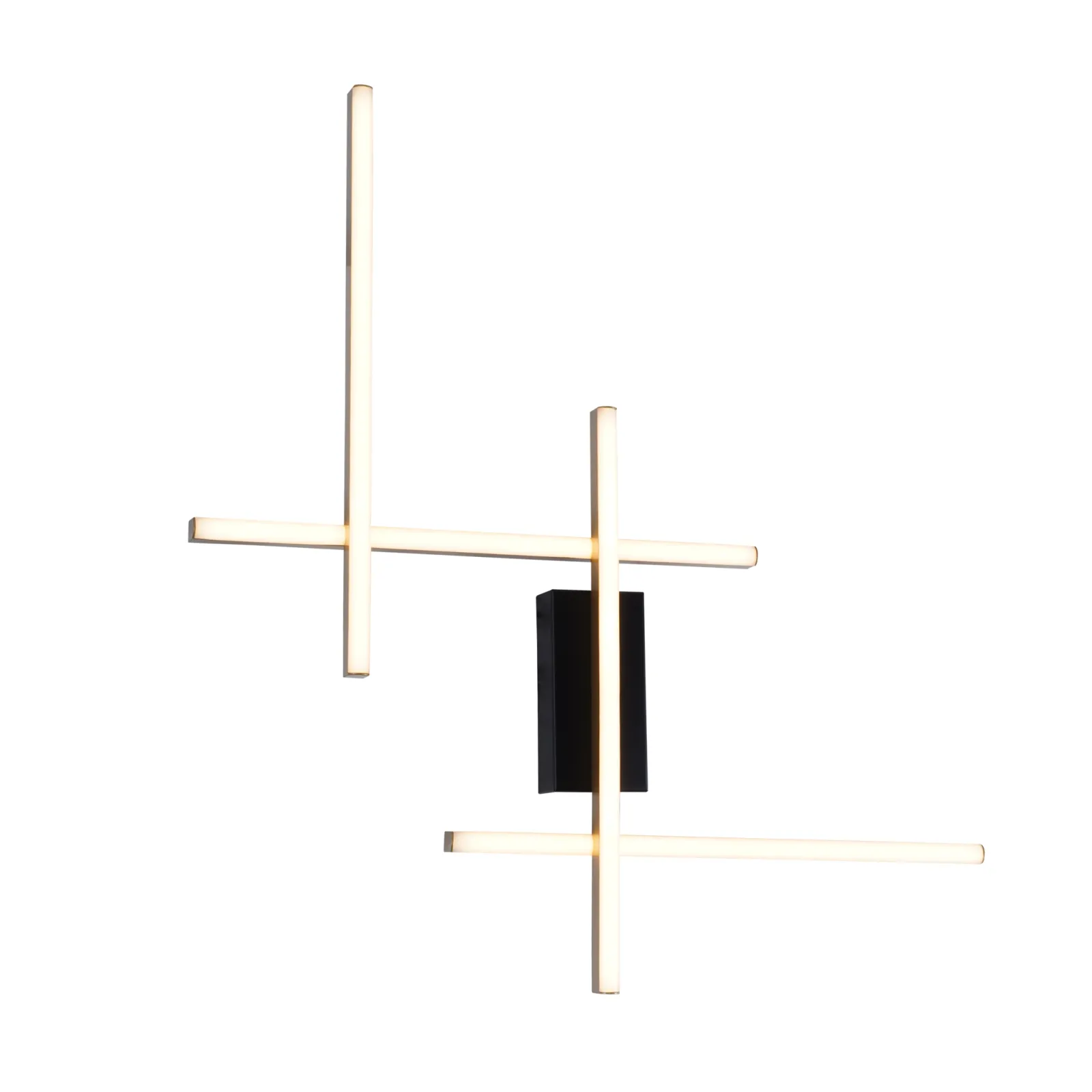 Sklep Kaja Minimalistyczna lampa ścienna LED 22009W4-BK/GD EDGE | Kaja* Lampy Led