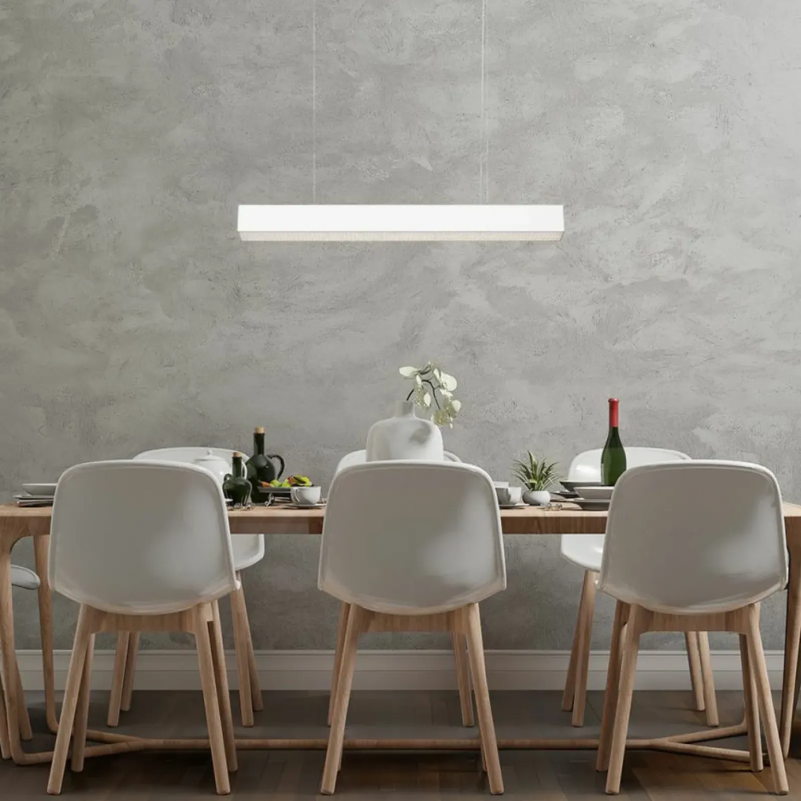 Sklep Kaja Minimalistyczna lampa listwa 80cm LP-1201/1P M WH SMART MIRA M | Kaja Clearance