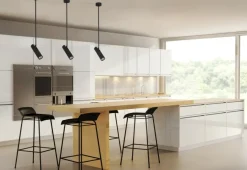 Sklep Kaja Minimalistyczna lampa na sztywnym zwisie 6503 EYE SUPER | Kaja czarny Best Sale