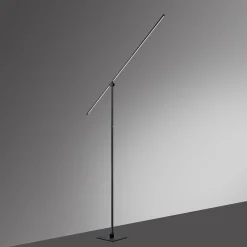 Sklep Kaja Minimalistyczna lampa stojąca LED - czarna 407-18 z serii PURE-GRAFO* Lampy Led