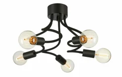 Sklep Kaja Minimalistyczna lampa sufitowa pięć żarówek 107931 | Kaja Oświetlenie Shop