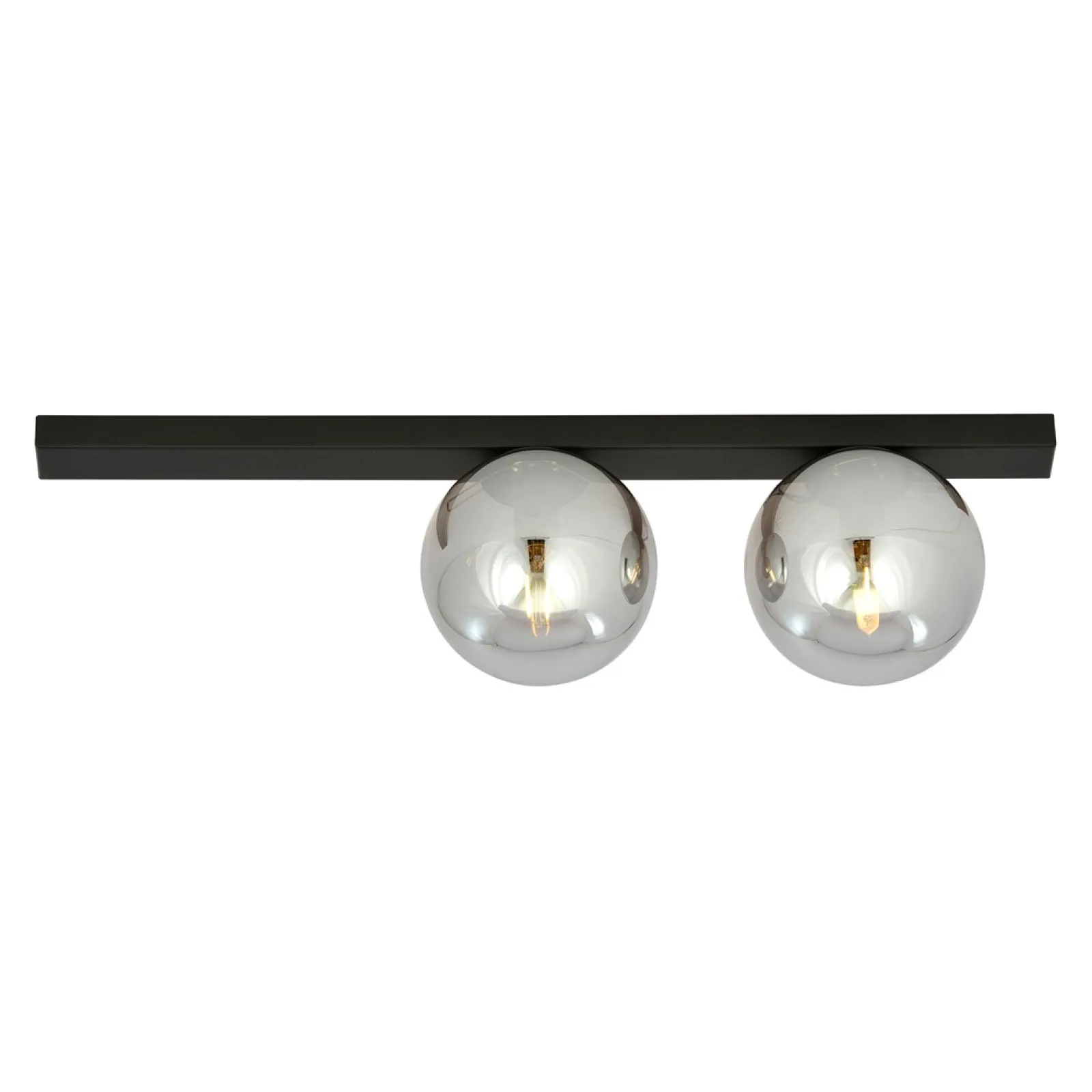 Sklep Kaja Minimalistyczna lampa sufitowa z dwoma kloszami 1122/2 FIT | Kaja* Plafony Nowoczesne