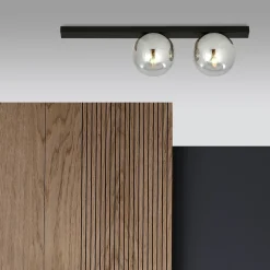 Sklep Kaja Minimalistyczna lampa sufitowa z dwoma kloszami 1122/2 FIT | Kaja* Plafony Nowoczesne