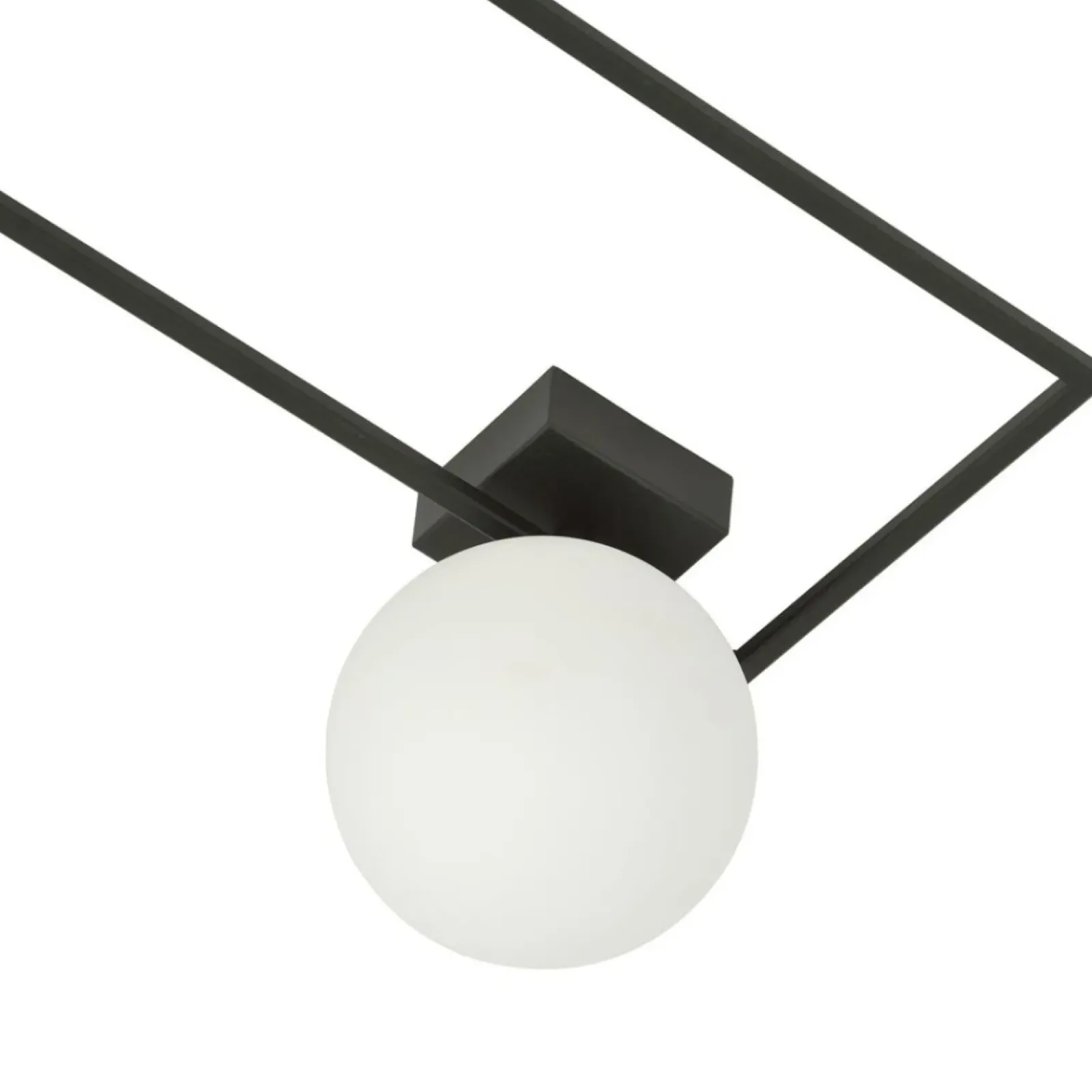 Sklep Kaja Minimalistyczna lampa sufitowa z białą kulą 1130/1A IMAGO | Kaja* Plafony Nowoczesne
