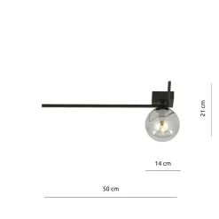 Sklep Kaja Minimalistyczna lampa sufitowa, ciemna kula 1131/1F IMAGO | Kaja* Plafony Nowoczesne