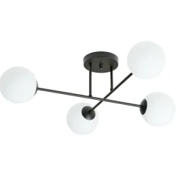 Sklep Kaja Minimalistyczna lampa sufitowa do sypialni 1232/4 z serii ROMA | Kaja Shop