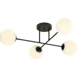 Sklep Kaja Minimalistyczna lampa sufitowa do sypialni 1232/4 z serii ROMA | Kaja Shop