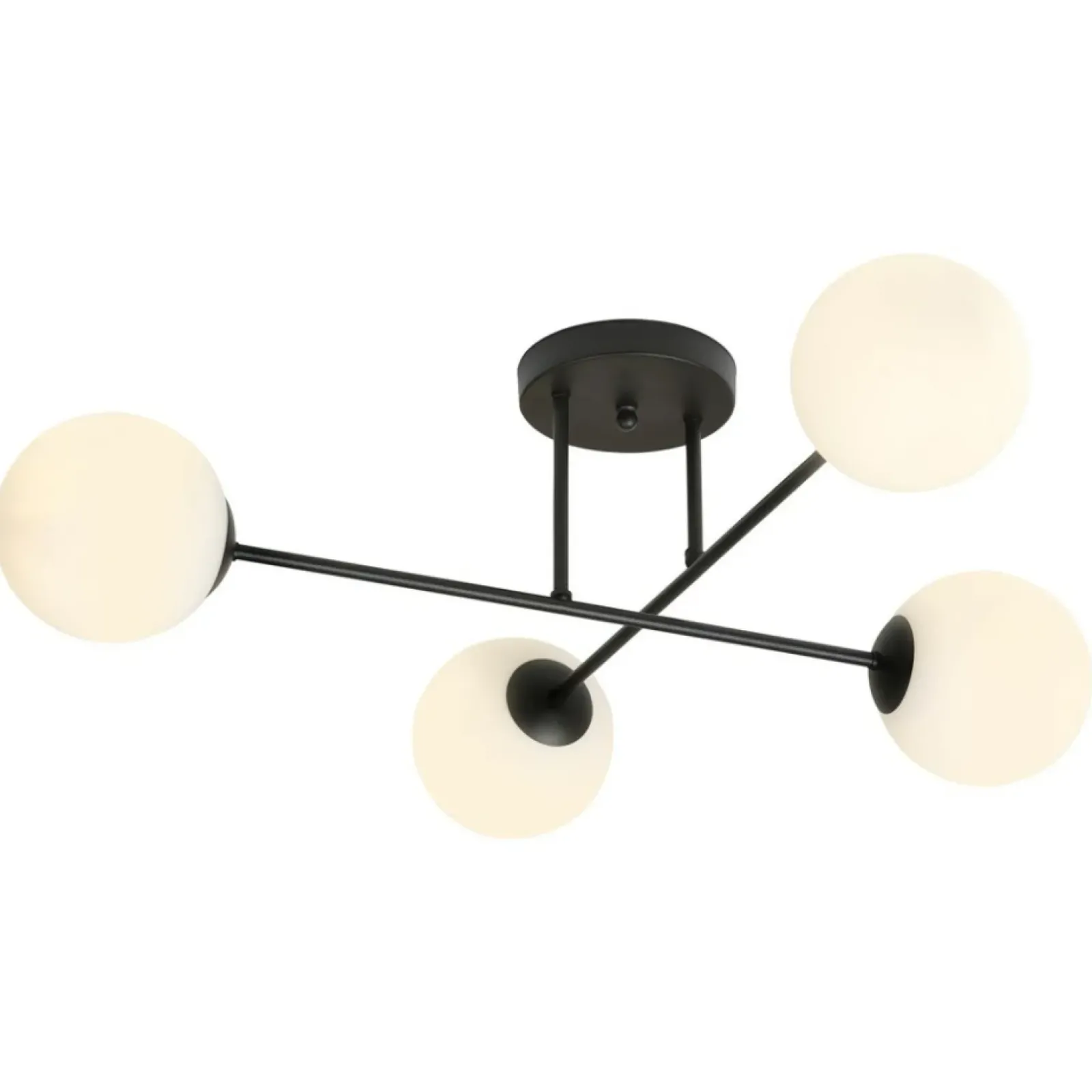 Sklep Kaja Minimalistyczna lampa sufitowa do sypialni 1232/4 z serii ROMA | Kaja Shop