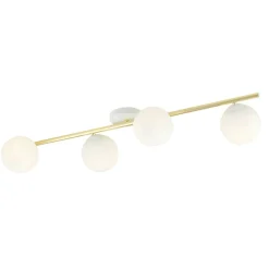 Sklep Kaja Minimalistyczna lampa sufitowa z białymi kulami 1249/4 z serii SPLENDI Sale