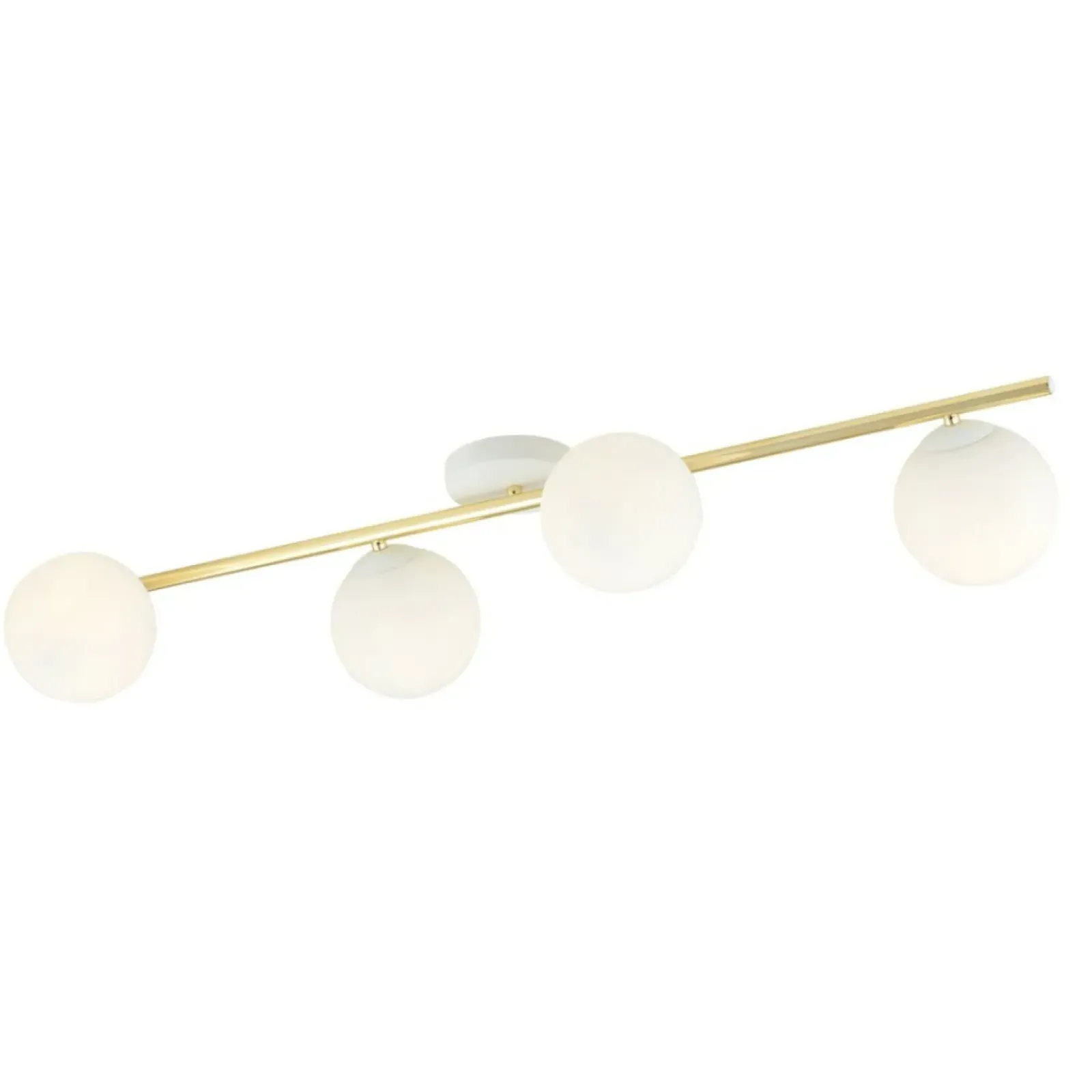 Sklep Kaja Minimalistyczna lampa sufitowa z białymi kulami 1249/4 z serii SPLENDI Sale