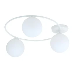 Sklep Kaja Minimalistyczna lampa sufitowa z kloszami 1258/3 z serii SOPRA | Kaja biały Best