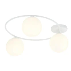 Sklep Kaja Minimalistyczna lampa sufitowa z kloszami 1258/3 z serii SOPRA | Kaja biały Best