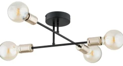 Sklep Kaja Minimalistyczna lampa sufitowa, złote ozdoby AL 63254 z serii ESTENA | Kaja Oświ Hot