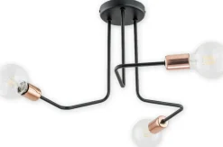 Sklep Kaja Minimalistyczna lampa sufitowa O2743 W3 CZA PIXI | Kaja Oświetlenie Fashion