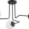 Sklep Kaja Minimalistyczna lampa sufitowa O3083 W3 CZA PINOX | Kaja Oświetlenie* Randole Tradycyjne