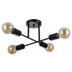 Sklep Kaja Minimalistyczna lampa sufitowa bez kloszy PND-4052-4-BL z serii FORMIO Cheap