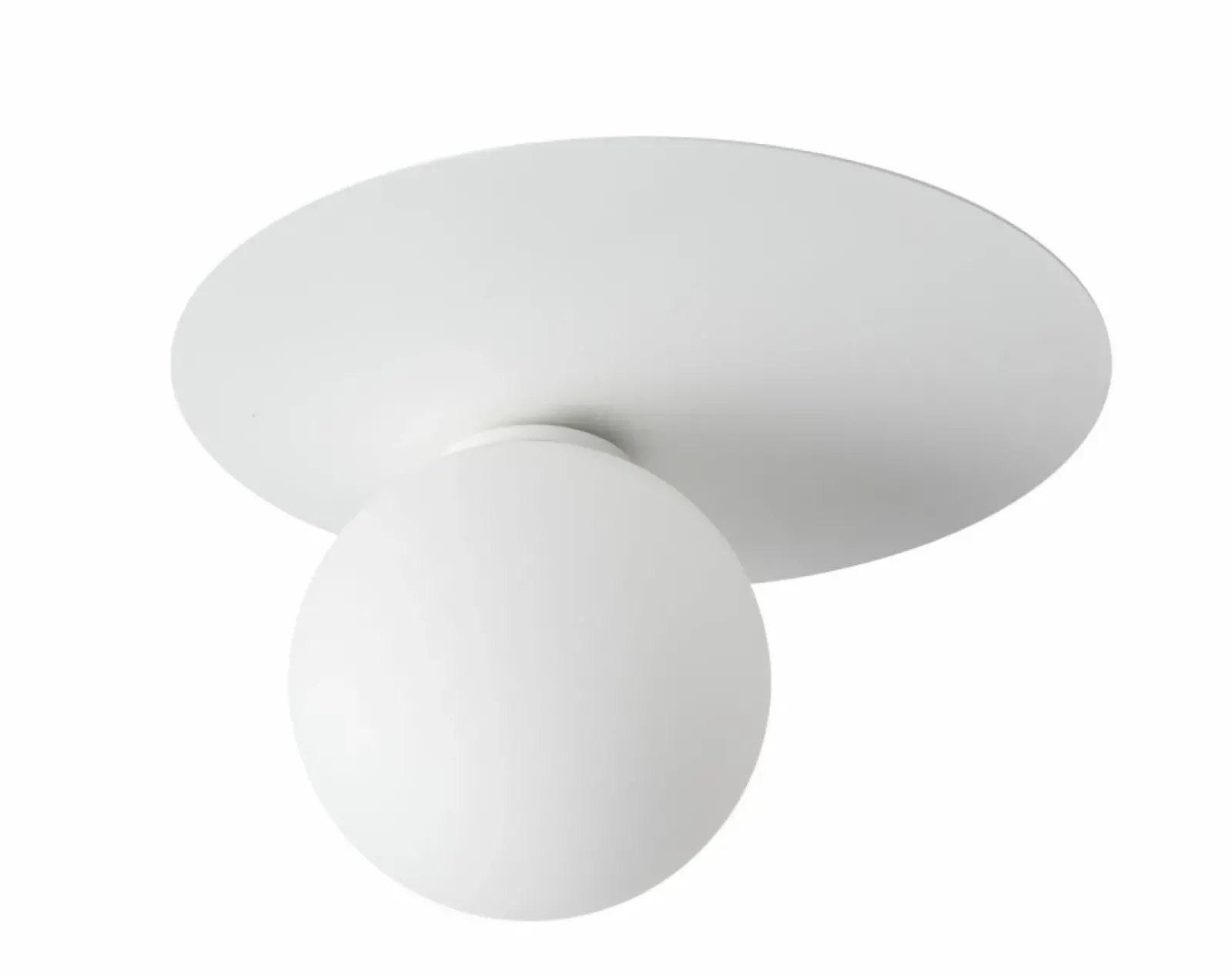 Sklep Kaja Minimalistyczna lampa sufitowa z kloszem SIG 33262 z serii ARGON KOŁO biały Cheap