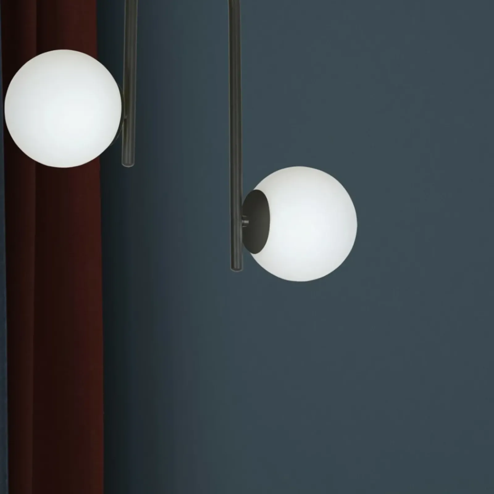 Sklep Kaja Minimalistyczna lampa sufitowa na sztywnym zwisie 1030/2 KALF | Kaja New