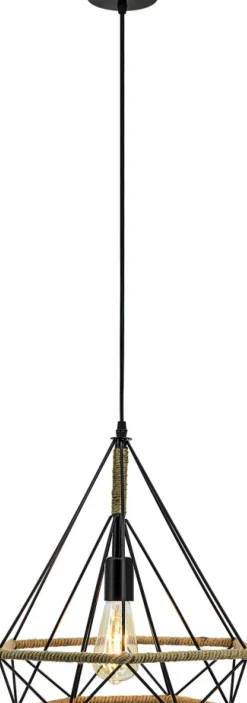 Sklep Kaja Minimalistyczna lampa sznurek 8802/1 ZWIS - 06 PIRAMIDA | Kaja Shop