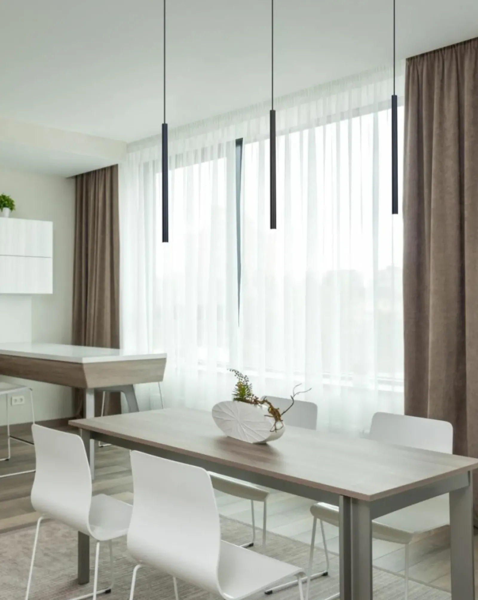 Sklep Kaja Minimalistyczna lampa w kształcie tuby K-4860 GELATO | Kaja czarny Clearance