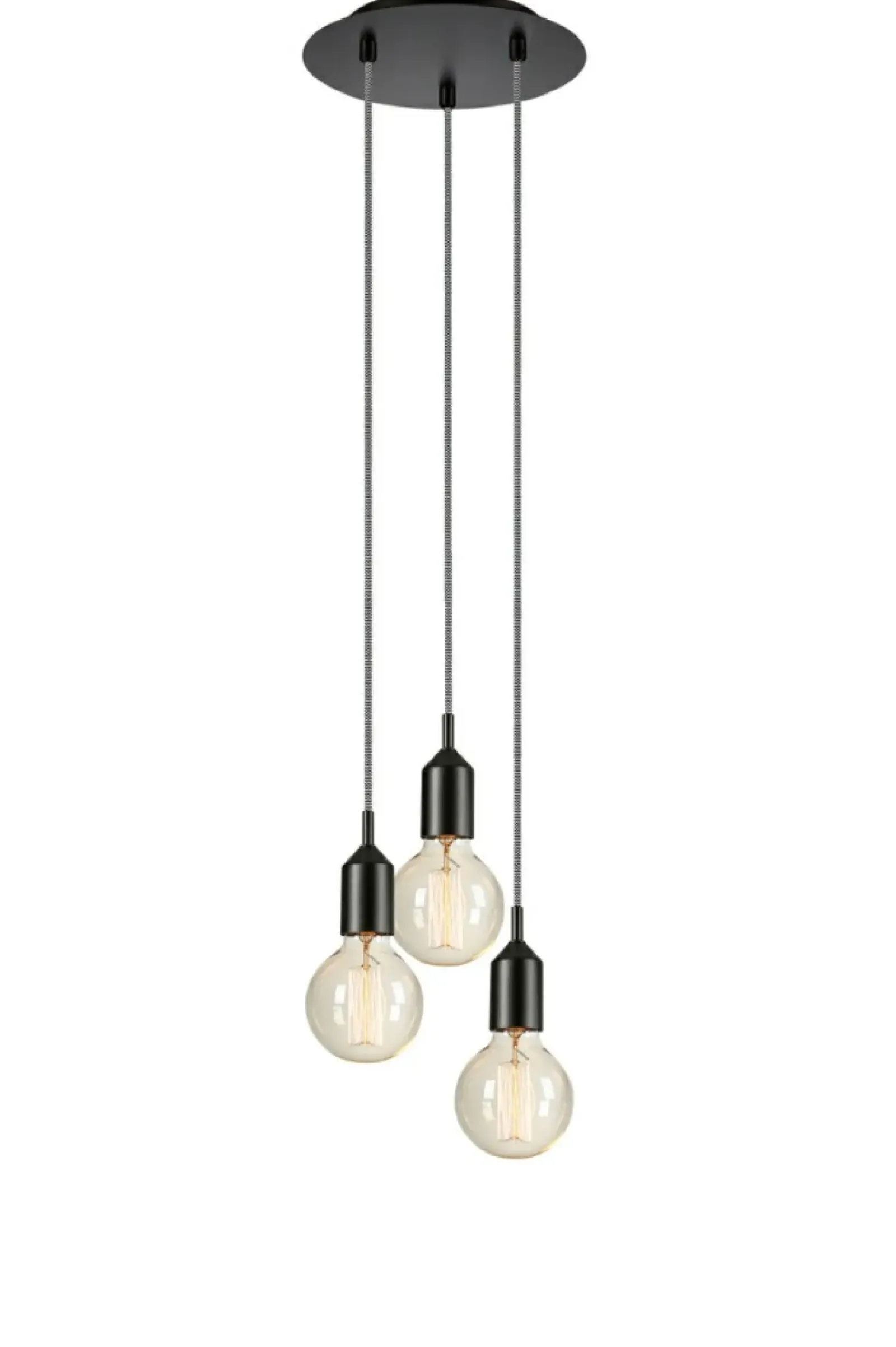 Sklep Kaja Minimalistyczna lampa wisząca bez kloszy 108452 z serii BRONX | Kaja Store