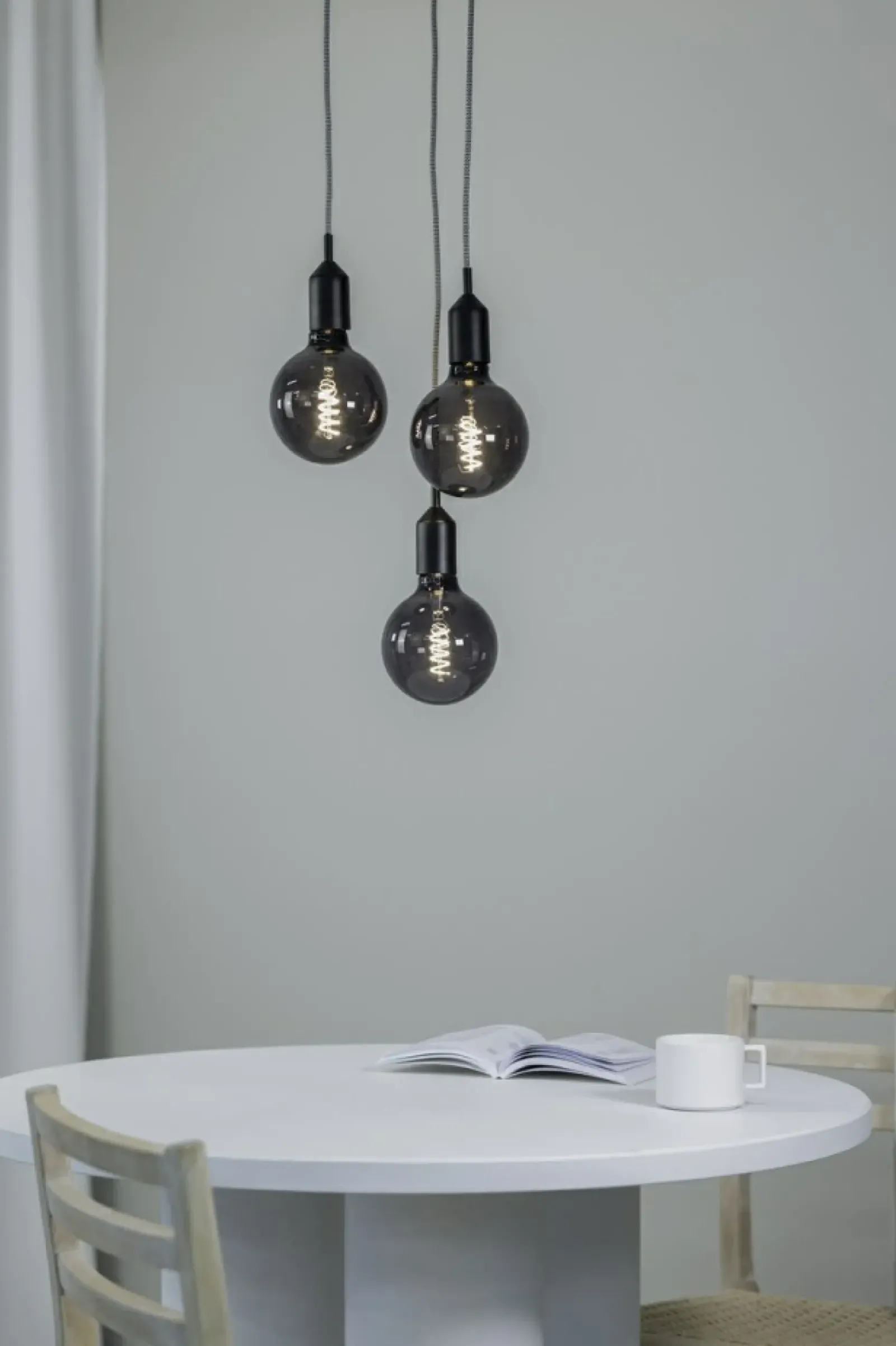 Sklep Kaja Minimalistyczna lampa wisząca bez kloszy 108452 z serii BRONX | Kaja Store