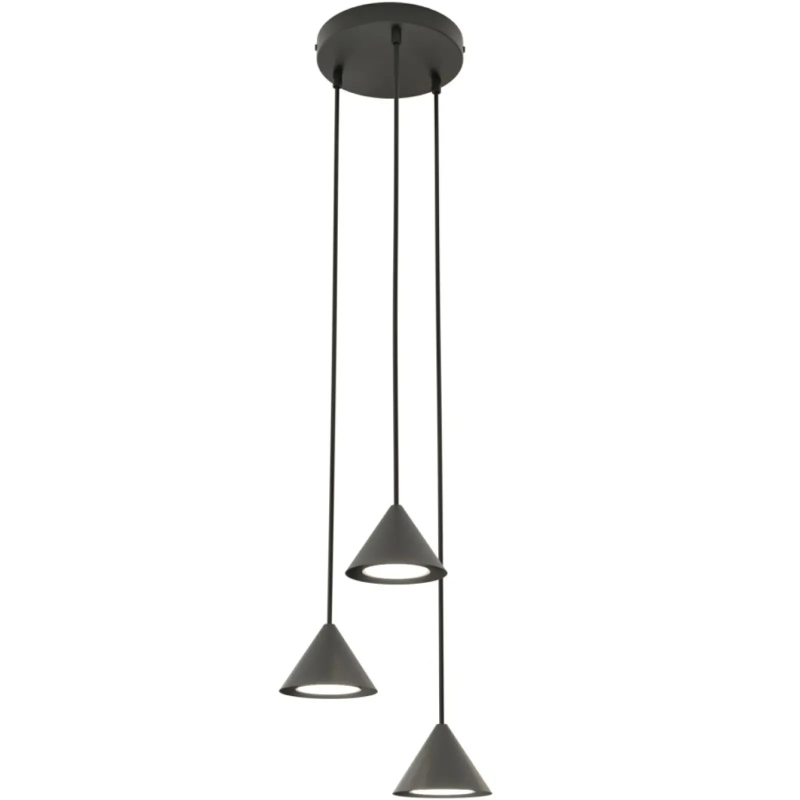 Sklep Kaja Minimalistyczna lampa wisząca 1330/3PREM ELIT 3 PREMIUM BLACK | Kaja czarny Clearance