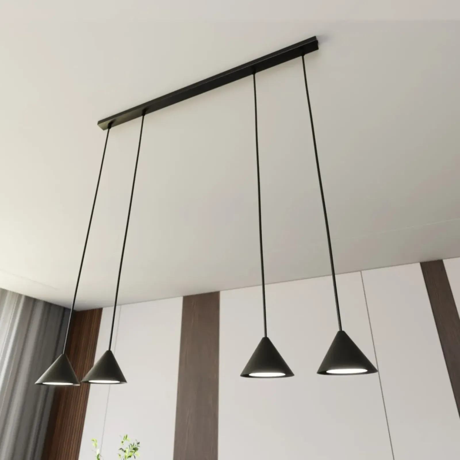 Sklep Kaja Minimalistyczna lampa wisząca do salonu 1330/4 ELIT | Kaja Oświetlenie Cheap