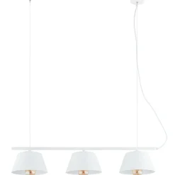 Sklep Kaja Minimalistyczna lampa wisząca nad stół 1338/3 GELATO | Kaja biały Hot