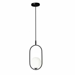 Sklep Kaja Minimalistyczna lampa wisząca z kloszem 31-10148 z serii CORDEL | Kaja Best