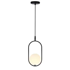 Sklep Kaja Minimalistyczna lampa wisząca z kloszem 31-10148 z serii CORDEL | Kaja Best