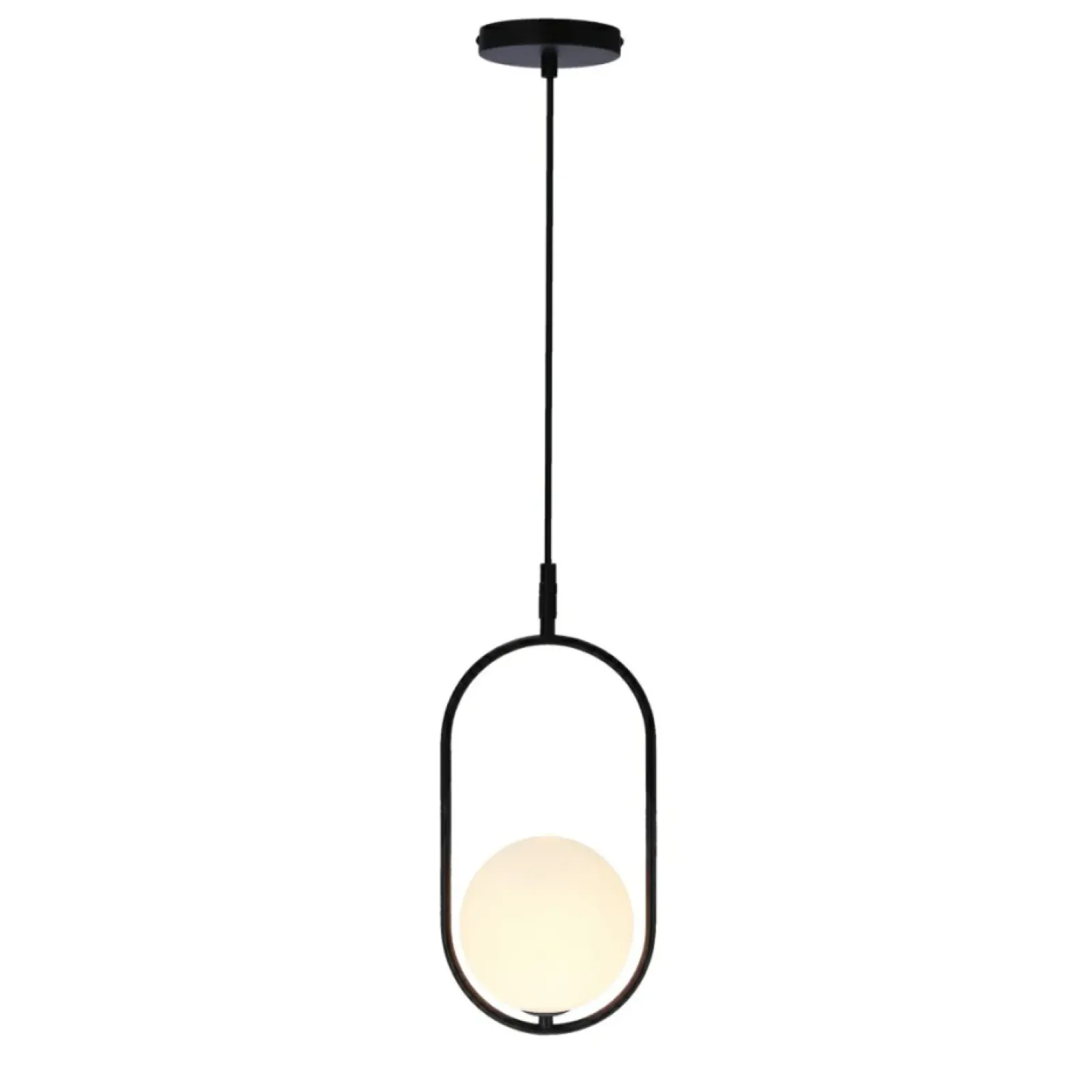 Sklep Kaja Minimalistyczna lampa wisząca z kloszem 31-10148 z serii CORDEL | Kaja Best