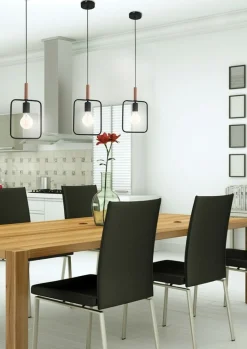 Sklep Kaja Minimalistyczna lampa wisząca do jadalni 31-73501 z serii FRAME | Kaja czarny Sale