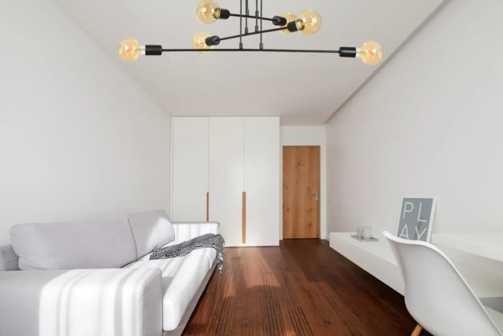 Sklep Kaja Minimalistyczna lampa wisząca z czarną oprawą 696/6 | Kaja Oświetlenie czarny Hot