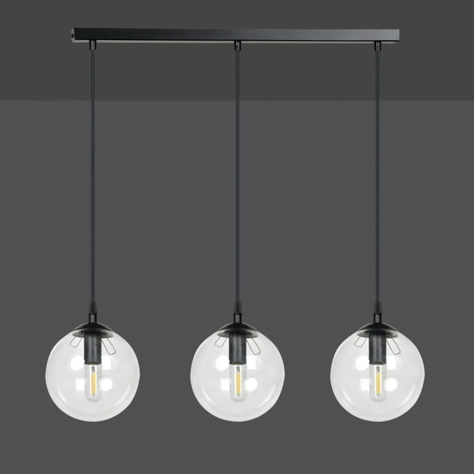 Sklep Kaja Minimalistyczna lampa wisząca z kloszami 711/3 | Kaja Oświetlenie Fashion