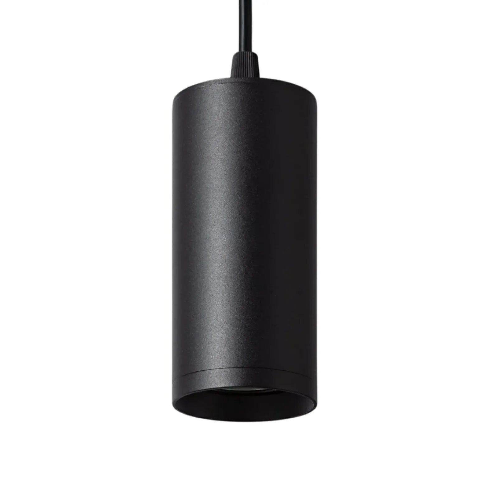Sklep Kaja Minimalistyczna lampa wisząca, czarna tuba ABR-ZSC-GU10 ECHO | Kaja czarny Fashion