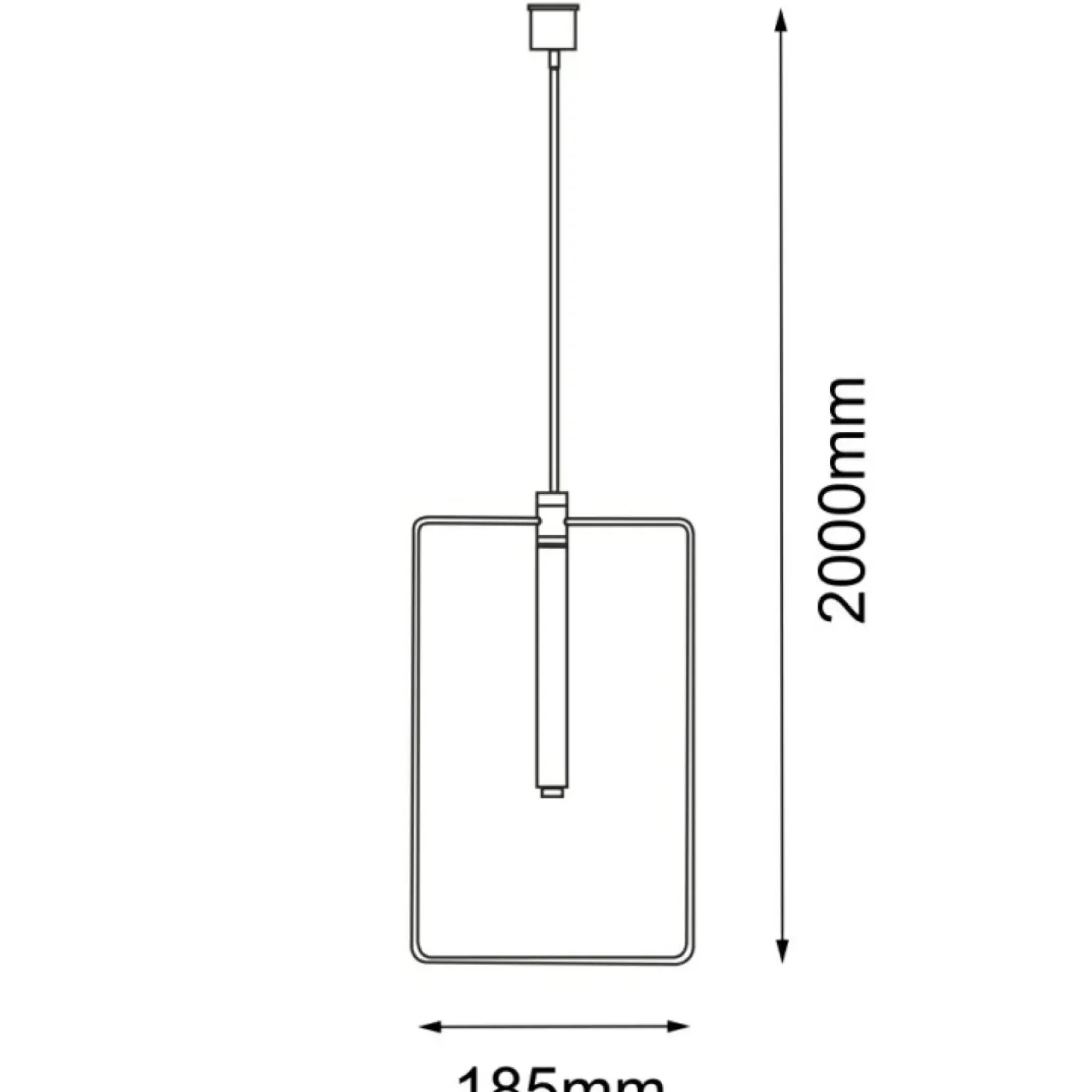 Sklep Kaja Minimalistyczna lampa wisząca do sypialni ANT 8288 FARO | Kaja Cheap