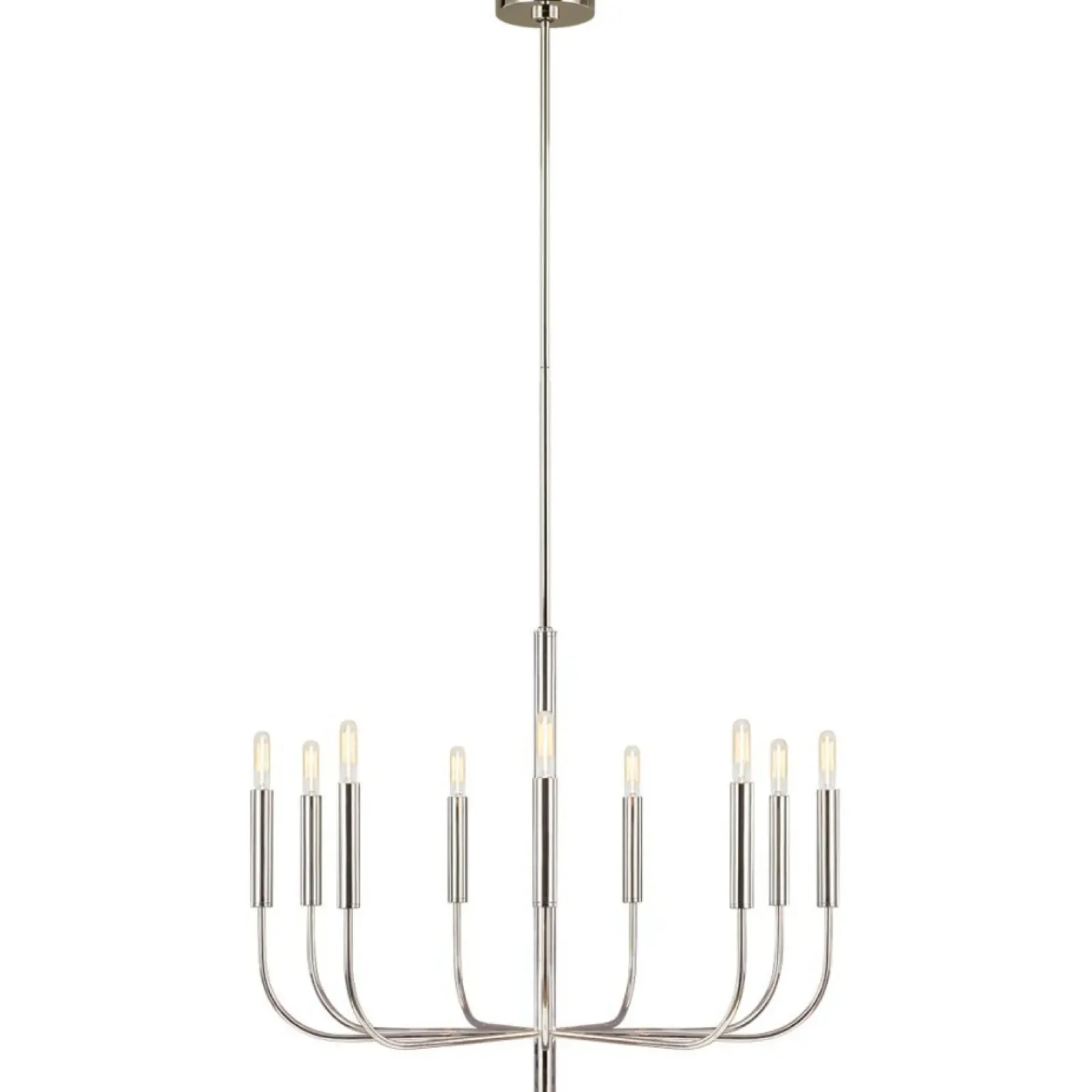 Sklep Kaja Minimalistyczna lampa wisząca nikiel FE-BRIANNA9-PN z serii BRIANNA* Randole Tradycyjne