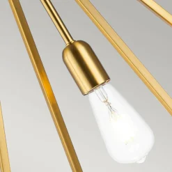 Sklep Kaja Minimalistyczna lampa wisząca, złota FE-NICO-P-L-BB z serii NICO oksydowanymosiądz Sale