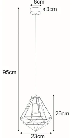 Sklep Kaja Minimalistyczna lampa wisząca do jadalni K-4018 MARKO | Kaja czarny Outlet
